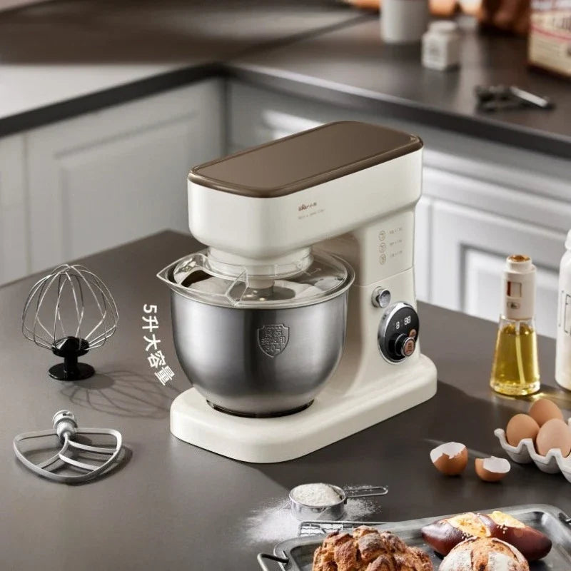 Bear Stand Mixer Small Household Dough Maker Kneading Machine Multifunctional Automatic All-in-One for Mixing & Whisking by FLIPSTYLEZLLC