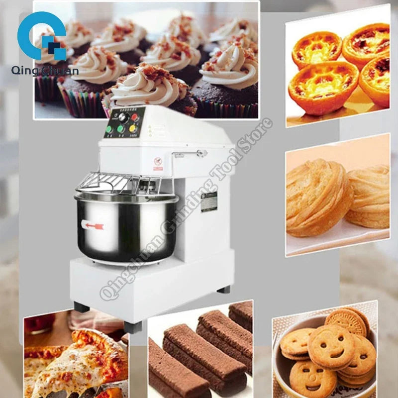 Dough Machine Commercial Large Capacity Fully Automatic Kneading Machine Dual Speed Dual Action Dough Mixing Machine By Sea by FLIPSTYLEZLLC