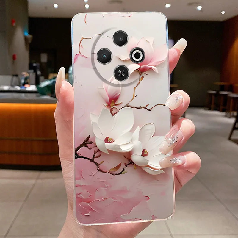 For Tecno Spark 30C Case kl5 kl5n Aesthetic Butterfly Flower Clear Soft Silicone Back Cover Techno Spark 30C Phone Case k15 k15n by FLIPSTYLEZLLC