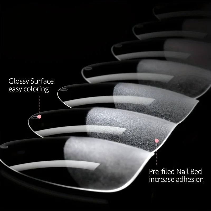 120Pcs Full Cover Press On Nail Tips Stiletto Almond Square Coffin French False Fake Soak Off Gel Nail Extension Tips Capsule by AliExpress