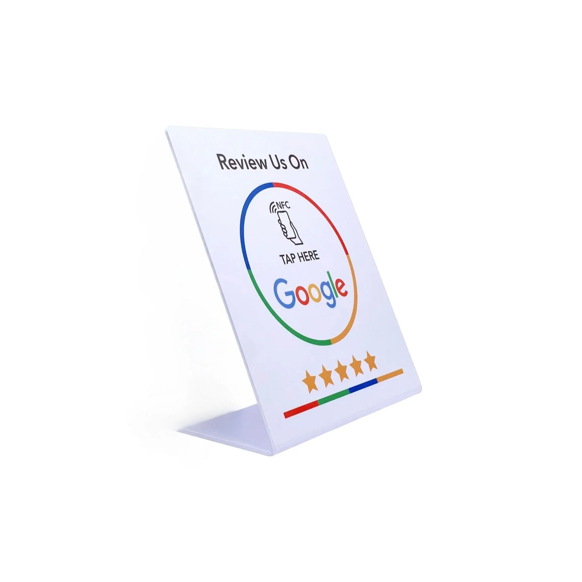 Tap The NFC Stand, Google NFC Review Card, Restaurant Bend Card, NFC Positive Review Card, Stand Desktop Review Card by FLIPSTYLEZLLC