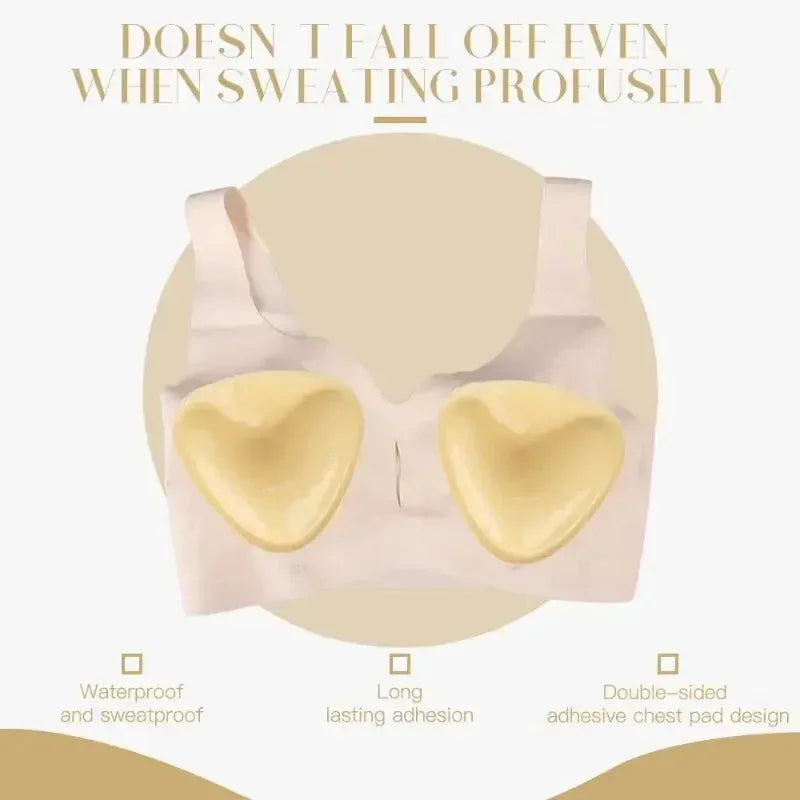New Double Sided Adhesive Sticky Bra Inserts Push Up Thick Pads Women's Swimsuit Bikini Cup Enhancer by Urban Fashion Icon