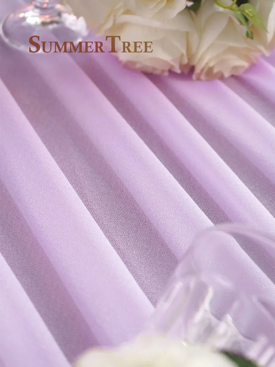 10 Meters Wedding Arch Drape Fabric Sheer Chiffon Tulle Curtain by FLIPSTYLEZLLC