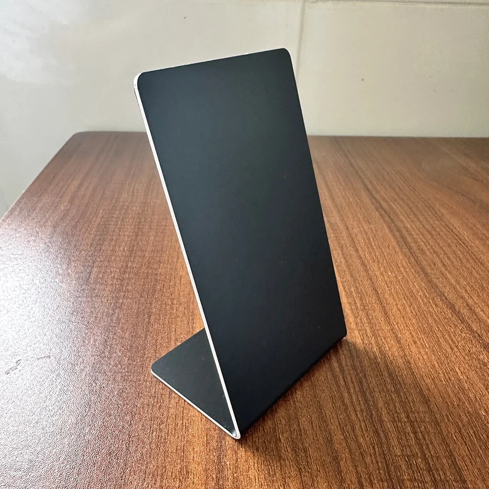 NFC Station table Tag 13.56Mhz programmable Compatible Google Review Card NFC Reviews display bending Card Acrylic Table Sticker by FLIPSTYLEZLLC
