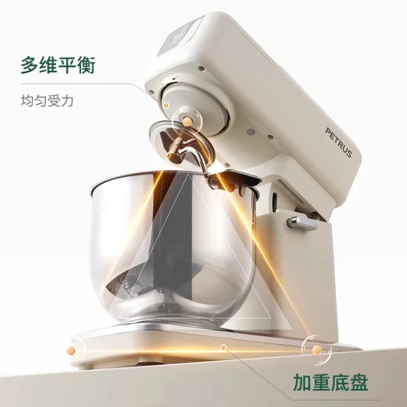 New Compact Stand Mixer Fully Automatic Dough Kneading Mixing Multifunctional Food Processor for Home by FLIPSTYLEZLLC