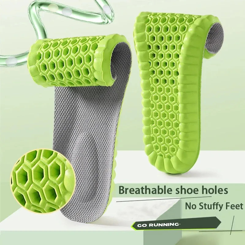1 Pair Breathable Shock-Absorbing Insoles Men's Outdoor Sport Insoles by FLIPSTYLEZLLC