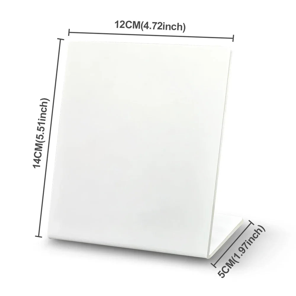 NFC Station table Tag 13.56Mhz programmable Compatible Google Review Card NFC Reviews display bending Card Acrylic Table Sticker by FLIPSTYLEZLLC