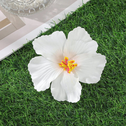 Away Hawaiian Flower Hair Clip by Raspberry Eurybia