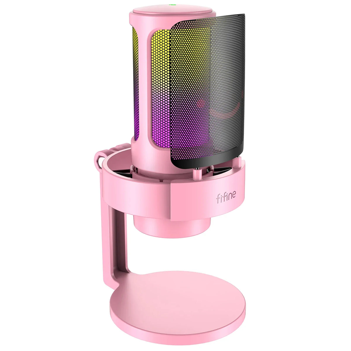 FIFINE USB Microphone for Recording and Streaming on PC and Mac,Headphone Output and Touch-Mute Button,Mic with 3 RGB Modes -A8 by FLIPSTYLEZLLC