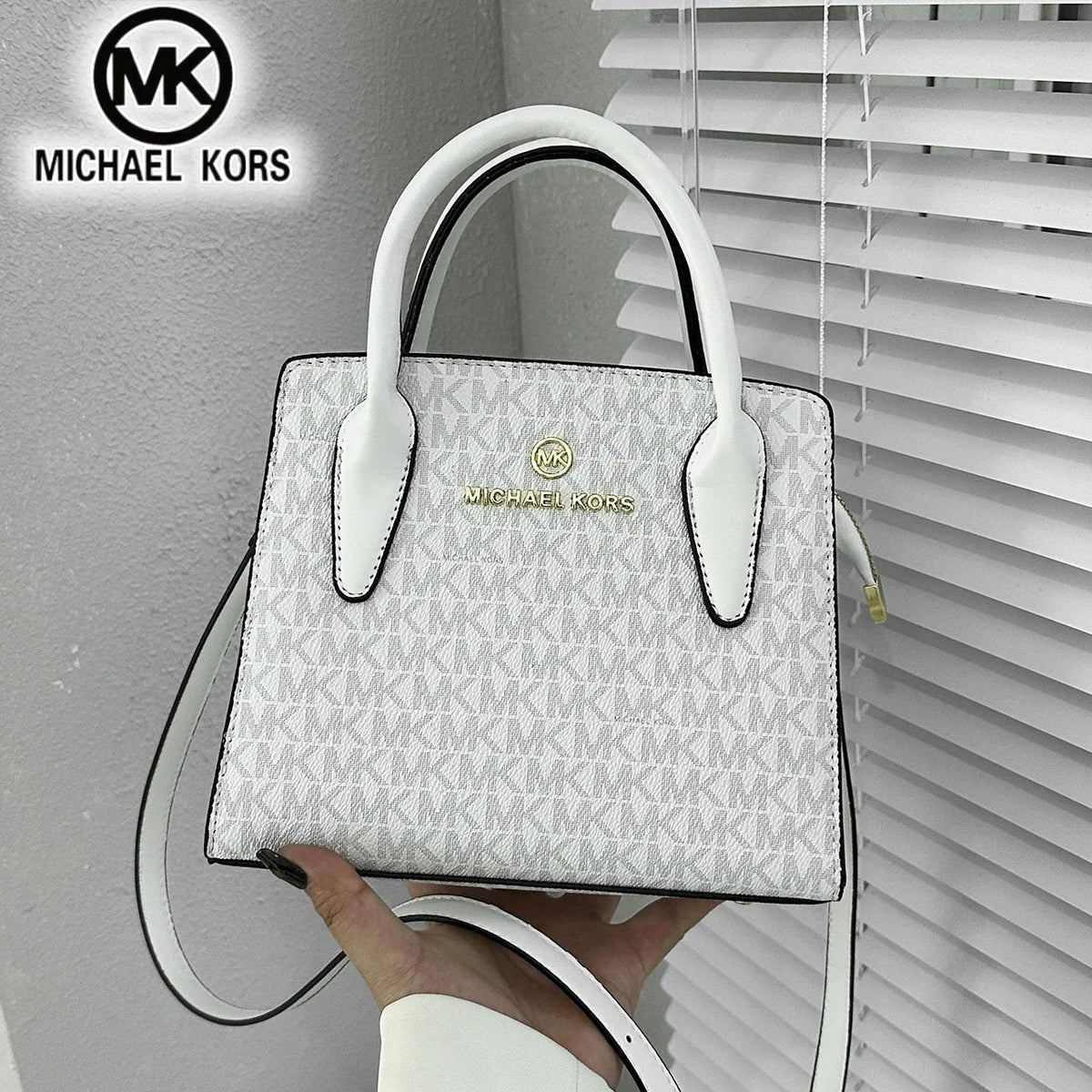 New Michael Kors Women's Fashion Casual Cross Shoulder Bag MK Handbag Business Travel Bag Multi Functional Letter Bag by FLIPSTYLEZLLC