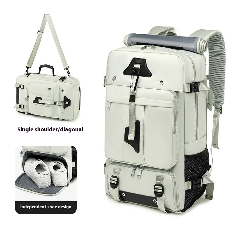 55L Large Capacity Travel Bag For Men 15.6 Inch Laptop Suitcase Backpack Multi-function Waterproof Backpack Outdoor Camping Bags by FLIPSTYLEZLLC