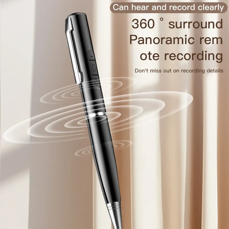 128GB AI Digital Voice Recorder Pen Intelligent Noise Reduction Audio Recorder with Playback Rechargeable Writing Pen Recorder by FLIPSTYLEZLLC