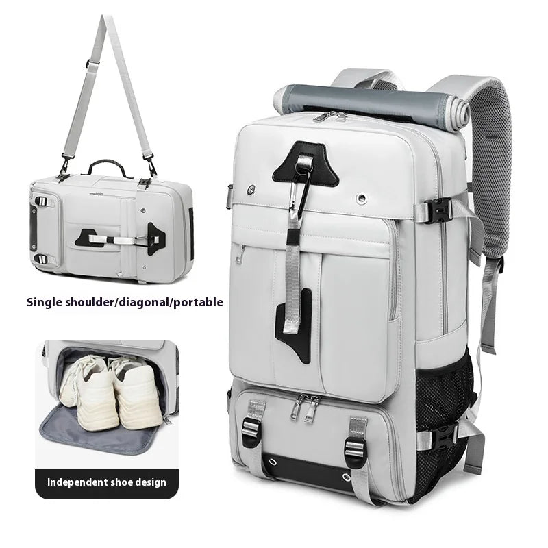 55L Large Capacity Travel Bag For Men 15.6 Inch Laptop Suitcase Backpack Multi-function Waterproof Backpack Outdoor Camping Bags by FLIPSTYLEZLLC