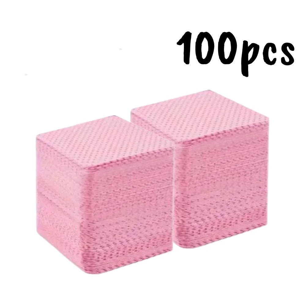 20/600pcs Lint-Free Nail Wipes Gel Cleansing Tissues Aluminum-Free Nail Polish Remover Pads for NaiArt Beauty Cleaning Care Tool by AliExpress