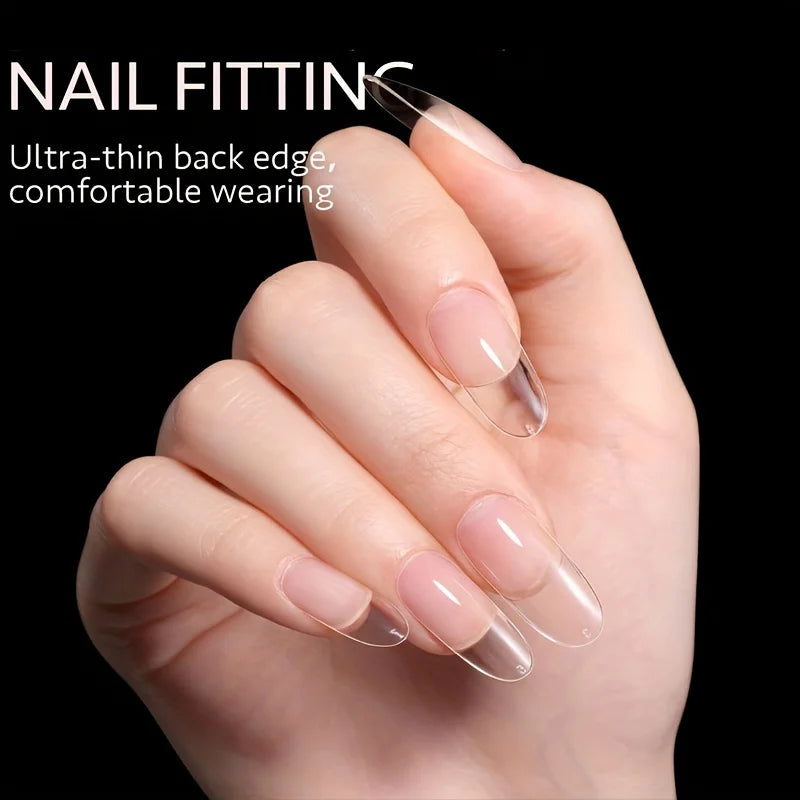 120Pcs Full Cover Press On Nail Tips Stiletto Almond Square Coffin French False Fake Soak Off Gel Nail Extension Tips Capsule by AliExpress