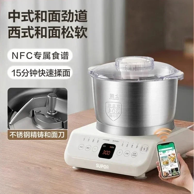 Stand Mixer Automatic Integrated Kneading Stirring Dough Fermentation Household Small Chef Machine for Baking by FLIPSTYLEZLLC