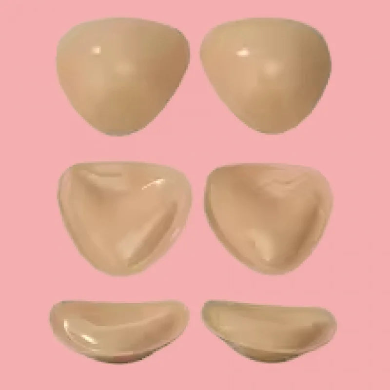 New Double Sided Adhesive Sticky Bra Inserts Push Up Thick Pads Women's Swimsuit Bikini Cup Enhancer by Urban Fashion Icon
