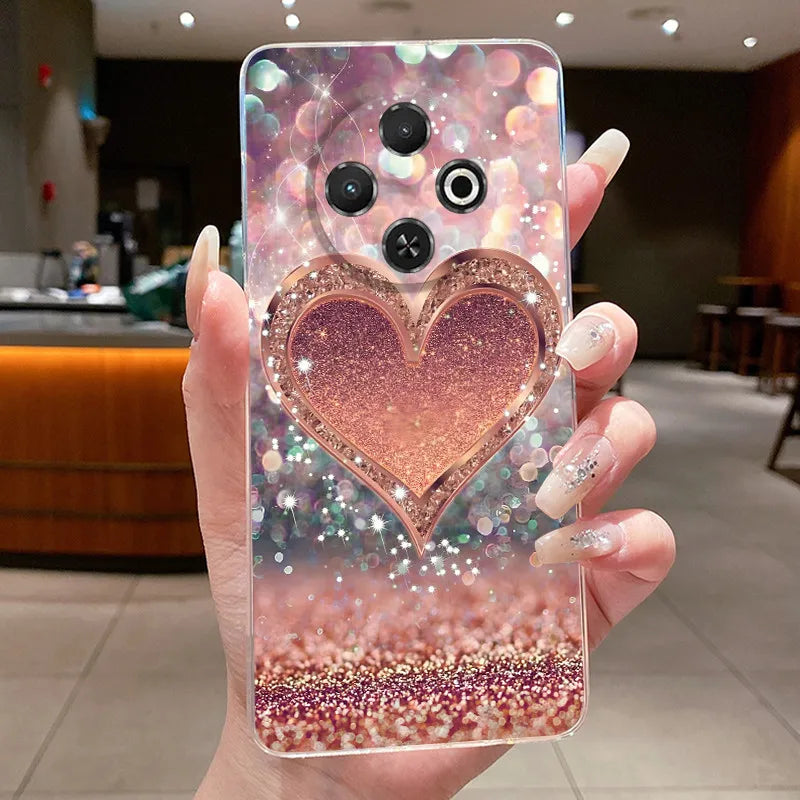 For Tecno Spark 30C Case kl5 kl5n Aesthetic Butterfly Flower Clear Soft Silicone Back Cover Techno Spark 30C Phone Case k15 k15n by FLIPSTYLEZLLC
