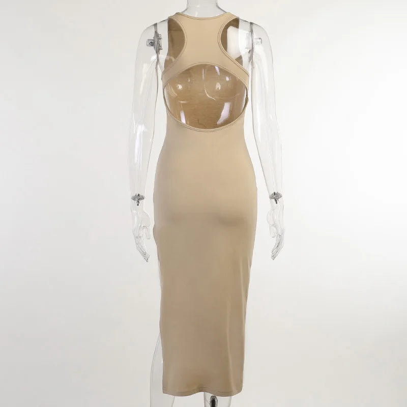 Y2K solid Sexy slit Club Party Night Wrap Bodycon Dress by nowadaysfashion
