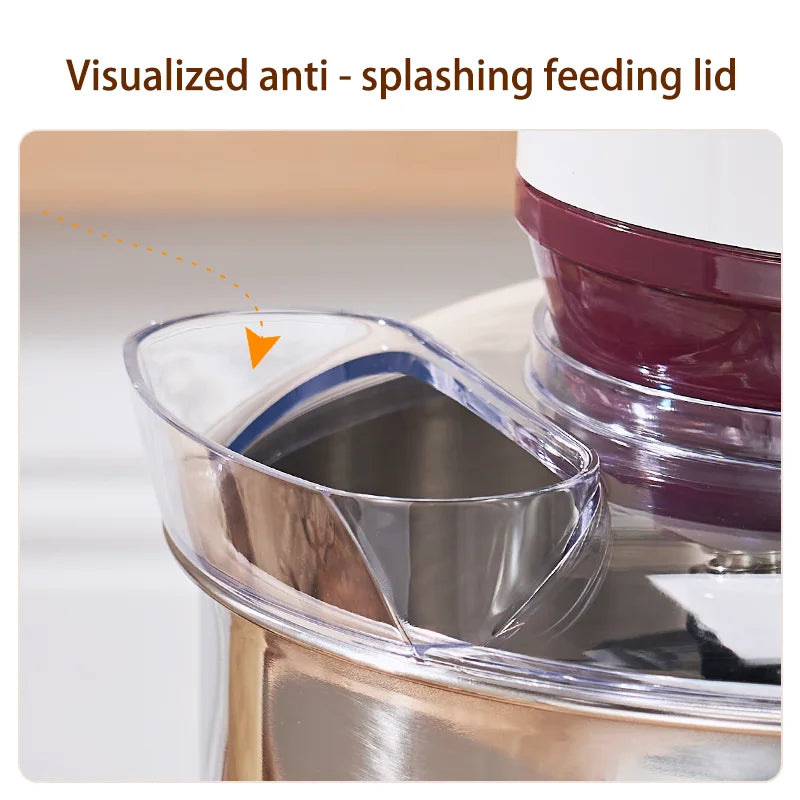 SUNATUR 1063 Stand Mixer 1300W 5.5L Automatic Dough Mixer for Home & Commercial Use Philippines by FLIPSTYLEZLLC
