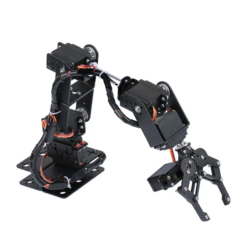 Upgraded 6dof Robotic Arm Multi DOF Robot Manipulator Gripper with 6pcs Mg996r Servos Steering Gear Grabbing Maker Education by FLIPSTYLEZLLC