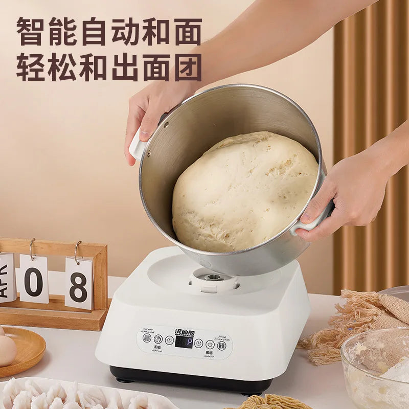Automatic Dough Kneading Machine Constant Temperature Fermentation Proofing Multifunctional Commercial Stand Mixer 7L White by FLIPSTYLEZLLC
