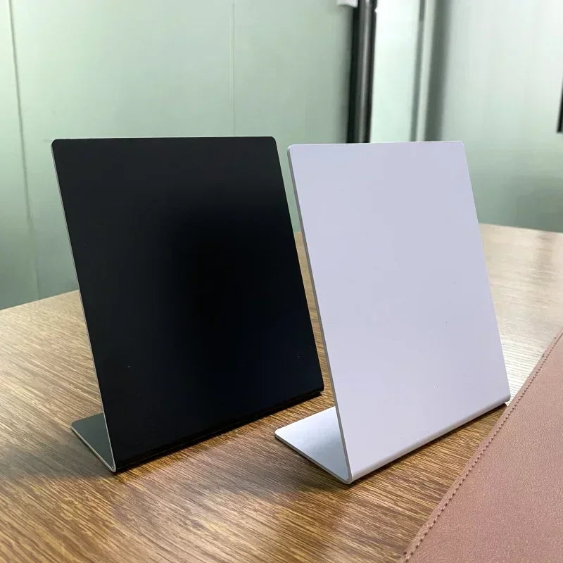 NFC White Black Blank Pattern 13.56MHz NFC215 chip 504Bytes Patternless Social media RFID NFC Google Review stand display by FLIPSTYLEZLLC