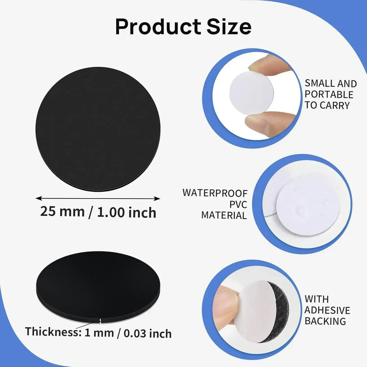 Ntag 215 NFC Phone Available RFID Tags Stickers Adhesive Label NFC Ntag215 Self-adhesive Tag 13.56MHz ISO14443A Sticker by FLIPSTYLEZLLC
