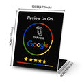 NFC 13.56Mhz programmable Google Review Card Station Table Tap Card NFC215 Chip 504Bytes RFID NFC Google Review stand display by FLIPSTYLEZLLC
