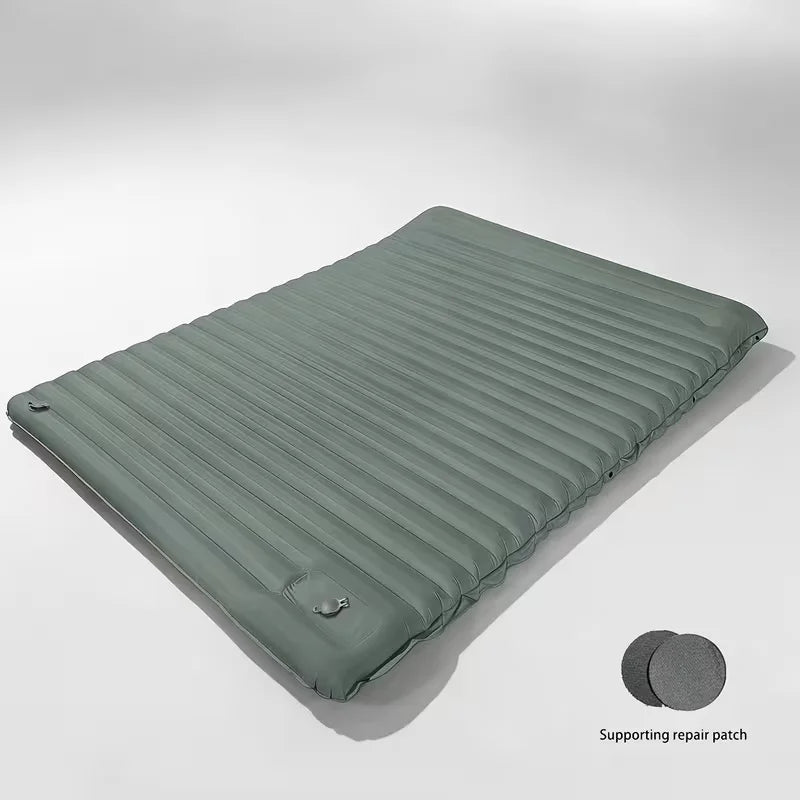 Thickened Double-Layer 3.94-Inch Inflatable Mat, Detachable Inflatable Pad, Suitable for Multiple People by FLIPSTYLEZLLC