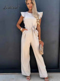 Summer Short Sleeve Wide Leg Jumpsuit for Women Elegant Romper Vintage Streetwear Jumpsuits Overalls Women Jump Suit Woman by Wild and Free Boutique