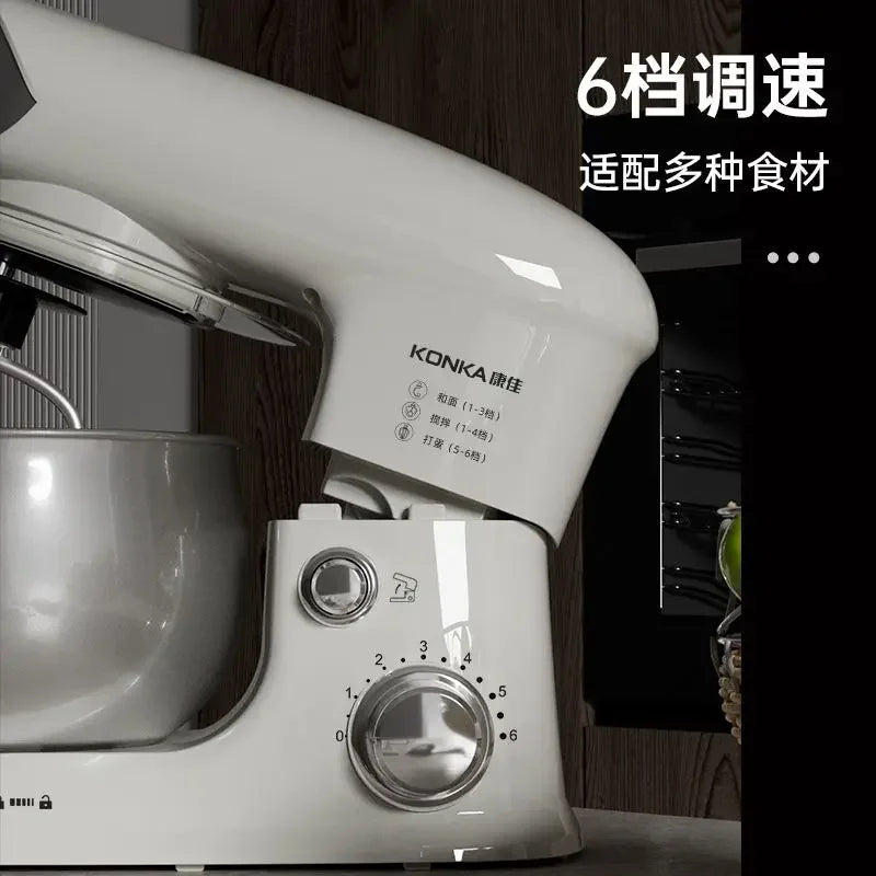 Multifunctional chef machine household small dough mixer kneading dough fully automatic household electric egg beater mixer by FLIPSTYLEZLLC