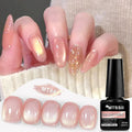 Pink Story Cat Magnetic Gel Nail Polish Nude Pink Gold Light Semi Permanent UV Gel Varnish Soak Off Nail Supplies Manicure DIY by AliExpress