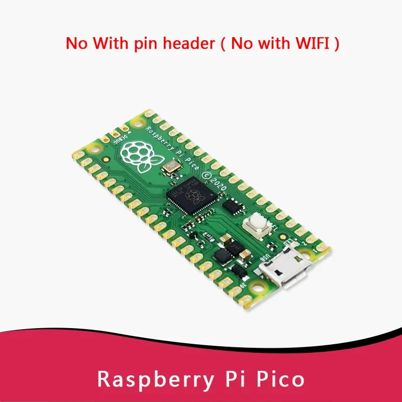 Original Raspberry Pi Pico/2, Pico with Wireless WiFi Development Board, Pico or Pico H with Pin Header, Support MicroPython/C++ by FLIPSTYLEZLLC