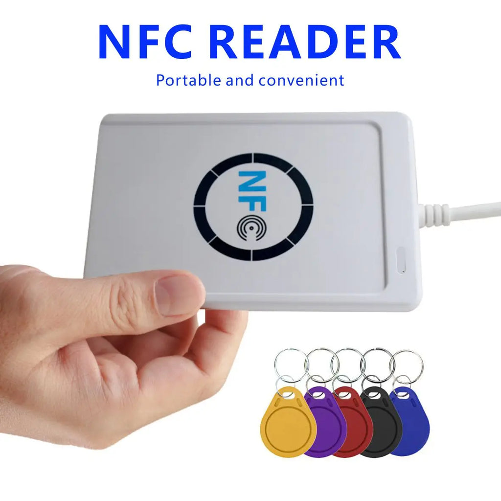 ACR122U RFID IC Smart Card Reader Contactless Writer Copier Duplicator Writable Clone NFC USB S50 13.56mhz M1 Card Copier by FLIPSTYLEZLLC