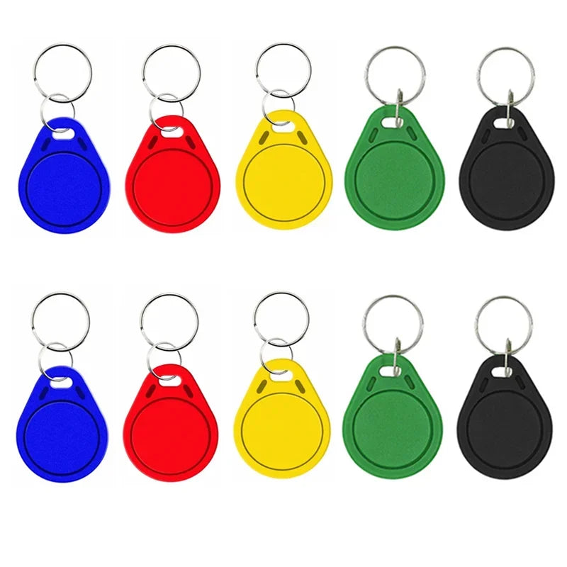 5YOA 5/10pcs RFID 13.56mhz Smart Chip Keychain Ic Rewritable Label Waterproof Copy Card Badge Uid Token Tag Clone Duplicator by FLIPSTYLEZLLC