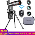 Dragon Bluetooth Ultra HD 28X Zoom Telescope Lens Tripod Kit by Yellow Pandora