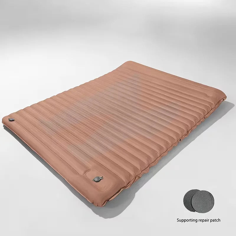 Thickened Double-Layer 3.94-Inch Inflatable Mat, Detachable Inflatable Pad, Suitable for Multiple People by FLIPSTYLEZLLC