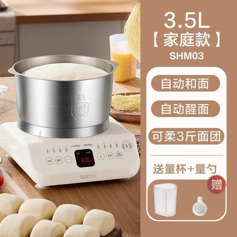 Stand Mixer Automatic Integrated Kneading Stirring Dough Fermentation Household Small Chef Machine for Baking by FLIPSTYLEZLLC