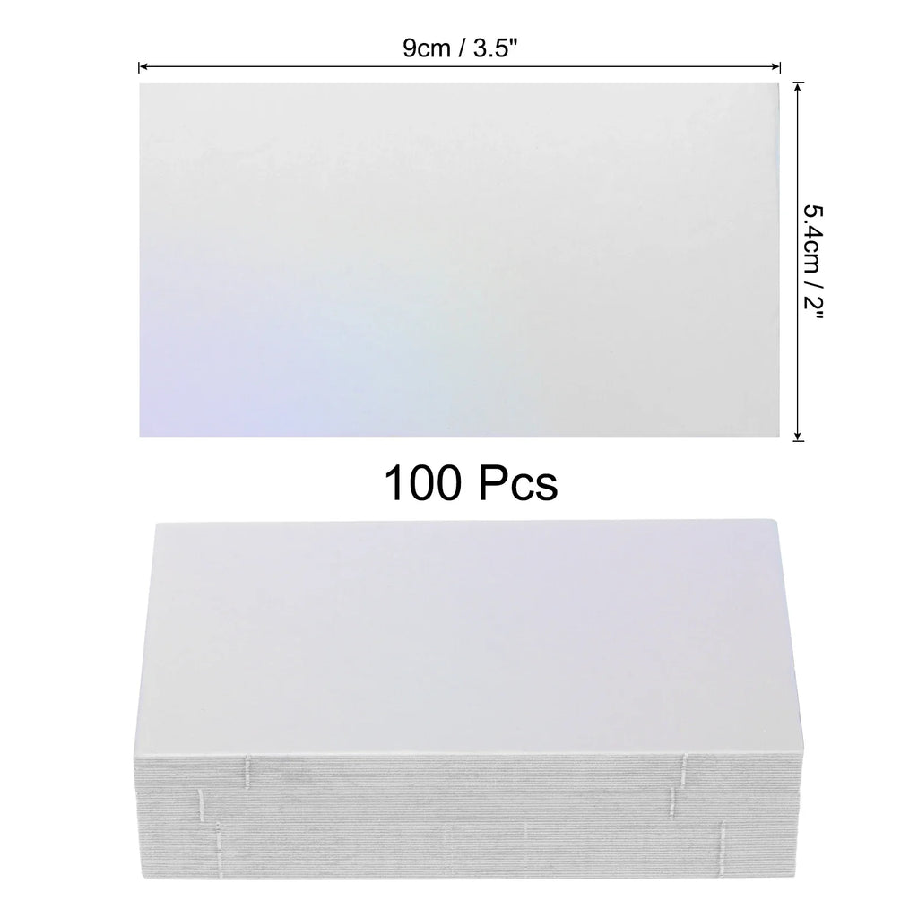 50/100Pcs Business Card Stock Blank Business Cards for Laser Printer Small Message Card Graffiti Scrapbooking DIY Thanks by FLIPSTYLEZLLC