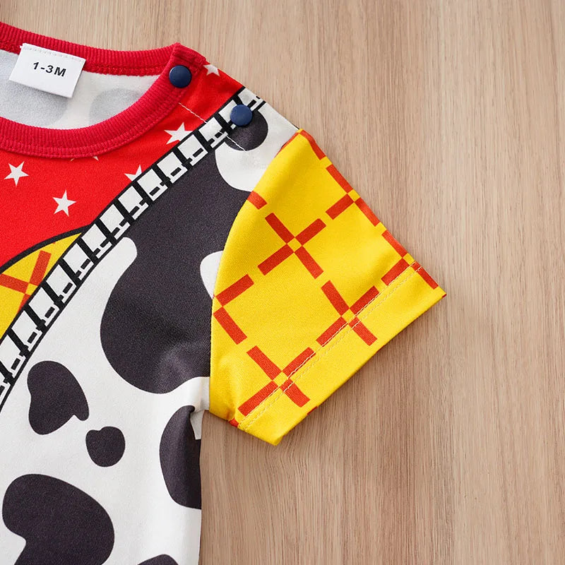 0-18months cosplay newborns Baby Clothes One-Piece Cartoon Anime short-Sleeved Trousers Banquet Summer Fashion neonatal clothing by FLIPSTYLEZLLC