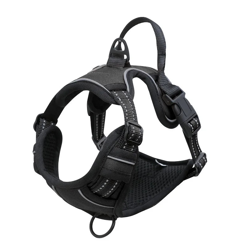 No Pull Dog Harness Large Dog Harnesses Heavy Duty Reflective Easy Control Handle for Large Dog Walking Medium Dogs Pet Supplies by FLIPSTYLEZLLC