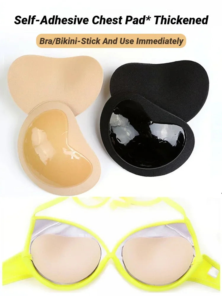 Women Thicker Breathable Sponge Bra Pad Push Up Padded Bikinis Swimsuit Swimwear Bikini Chest Set Bikini by Urban Fashion Icon