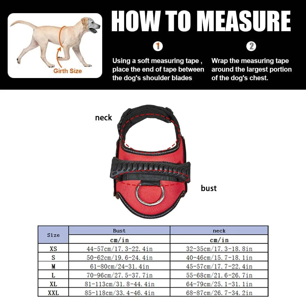 Accept Customise Patches Pet Dog Harness No Pull Reflective Saddle Adjustable Dog Walking For Small Medium And Large Dogs Vest by FLIPSTYLEZLLC