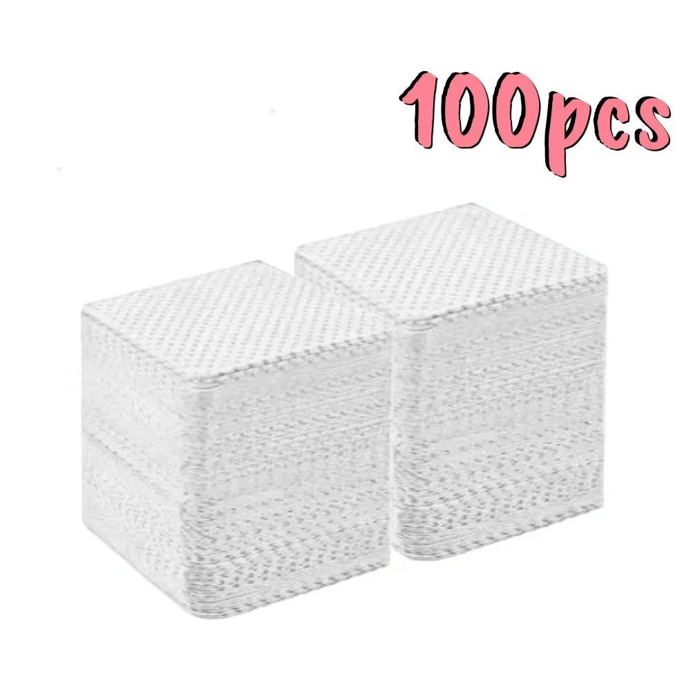 20/600pcs Lint-Free Nail Wipes Gel Cleansing Tissues Aluminum-Free Nail Polish Remover Pads for NaiArt Beauty Cleaning Care Tool by AliExpress