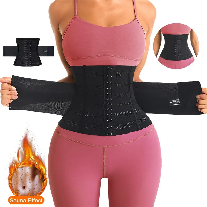 Waist Trainer Body Shaper Tummy Control Slimming Sheath Flat Belly Reductive Shapewear Women Corset Belts by FLIPSTYLEZLLC