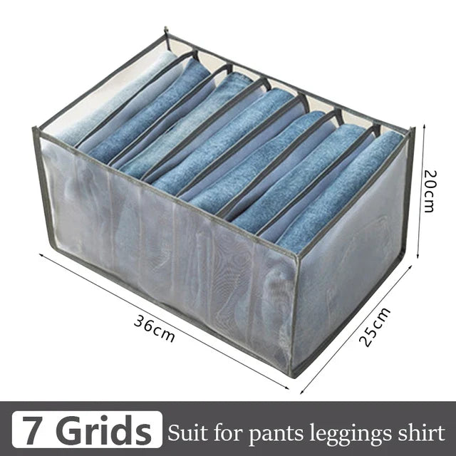Jeans Organization Storage Box Closet Organizer Clothing Organization System Drawer Organizers Cabinet Pants Storage Organizer by FLIPSTYLEZLLC