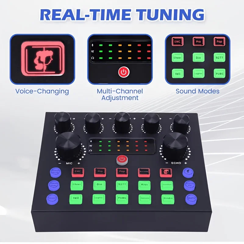 Home Recording Studio Kit - Professional Podcast & Music Mixing Equipment with Condenser Microphone Set for Singers Actors YouTubers by FLIPSTYLEZLLC