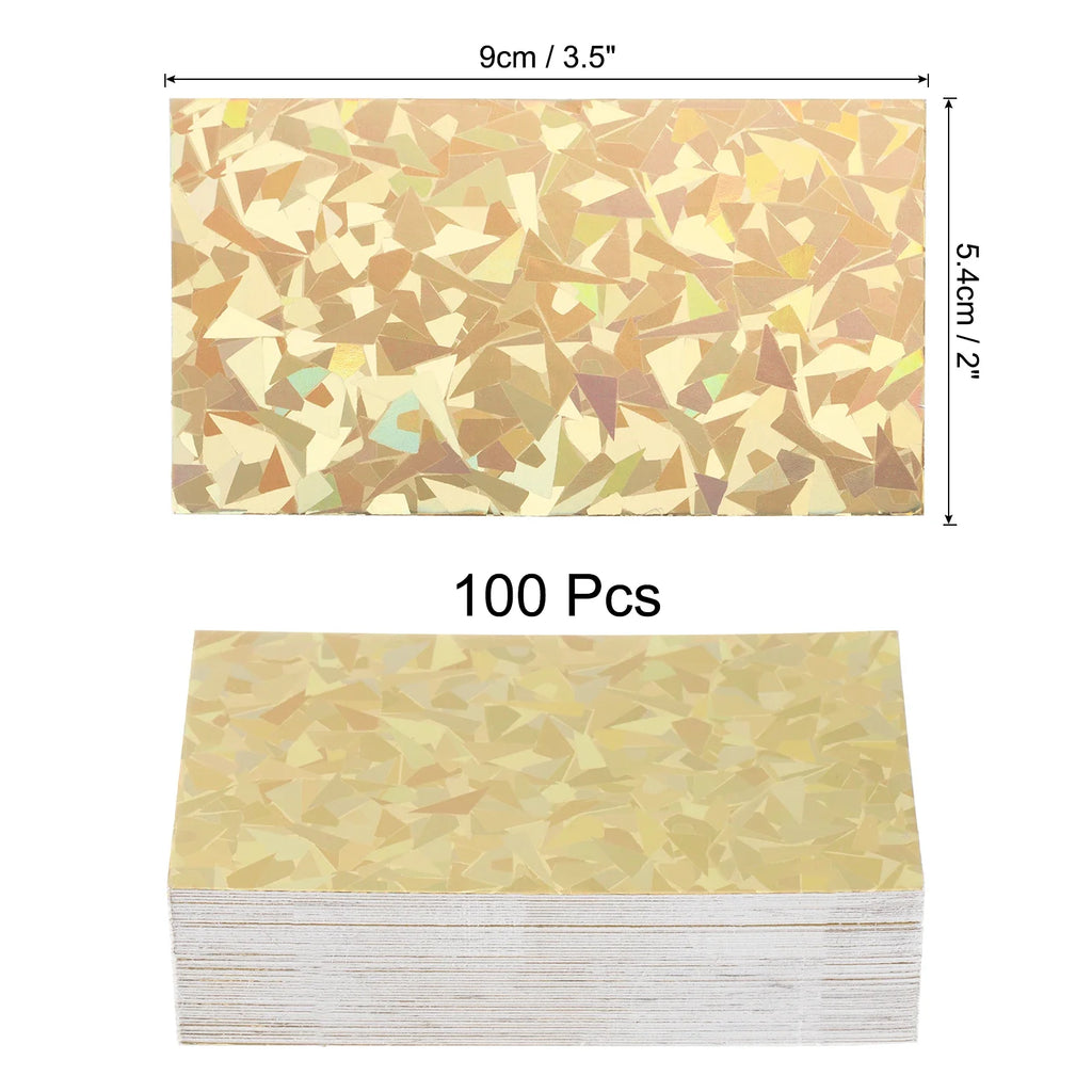 50/100Pcs Business Card Stock Blank Business Cards for Laser Printer Small Message Card Graffiti Scrapbooking DIY Thanks by FLIPSTYLEZLLC