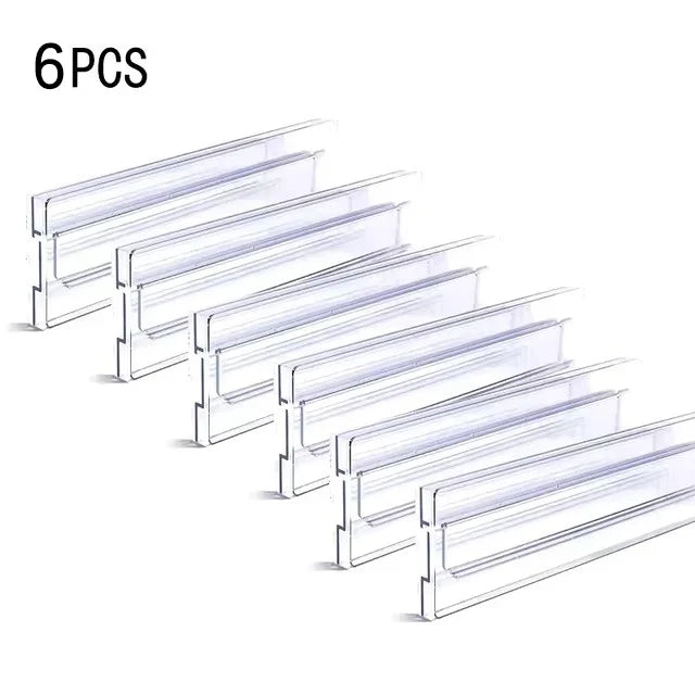 1/2/4/6/8PCS Drawer Wardrobe Dividers Organizers Expandable From Kitchen Drawer Organizer, Clear Plastic Partition Plate Tools by FLIPSTYLEZLLC